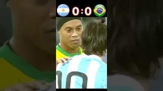 Messi vs Brazil Friendly Match (messi solo goal) #vibe #football #short #highlights