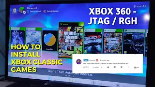 How to Install classic xbox games on Jtag/RGH XBOX 360 (requested by karurovoicearts)