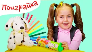 Распаковка - Новые игрушки - Наклейки, пенал, значки - Жила - была Царевна