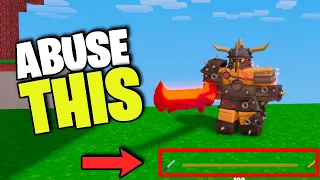 This trick makes Barbarian very OP! Roblox Bedwars