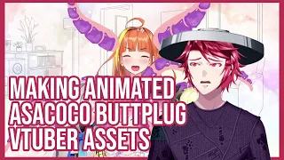 🔴  [LIVE2D]MAKING ANIMATED COCO's ASACOCO BUTTPLUG