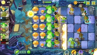 как пройти 1 уровень на локации тёмные века! В PVZ 2!