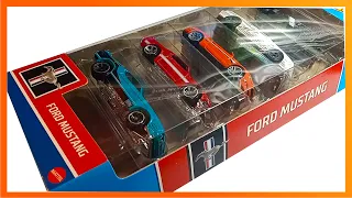 Hot Wheels Ford Mustang 5-Pack Unboxing & Overview | Diecast Review