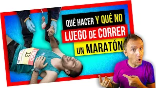 IMPORTANTE: RECUPERACIÓN POST MARATON