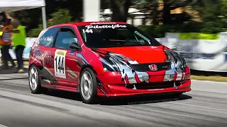Honda Civic Type-R EP3 Racing on Hillclimb/Mountain Roads: K20 N/A Sound, Accelerations & More!