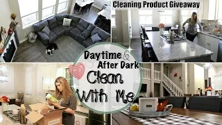 ULTIMATE CLEAN WITH ME 2018 :: DAYTIME & AFTER DARK CLEANING MOTIVATION :: SAHM CLEANING ROUTINE