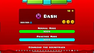 Geometry Dash-“Dash” 100% Complete [All Coins Version]