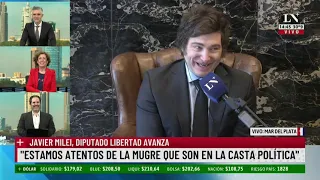 Javier Milei: "Este sorteo no tiene ninguna finalidad comercial".