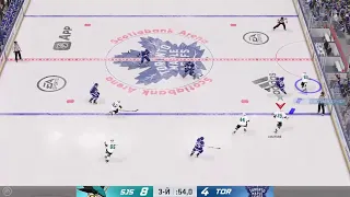 NHL 22 Сезон 2021-2022 Сан-Хосе Шаркс Против Торонто Мэйпл Лифс