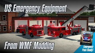 US Fire Trucks for Farming Simulator 22 - Emergency Pack Ready!