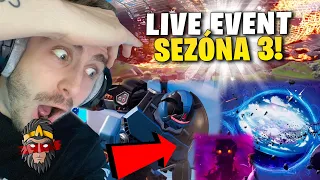 *NOVÝ* LIVE EVENT SEZÓNY 3 KAPITOLY 3 VE FORTNITE!!