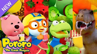 Lagu Anak anak | Jus Pelangi T-Rex | Bahasa Indonesia | Pororo Si Penguin Kencil