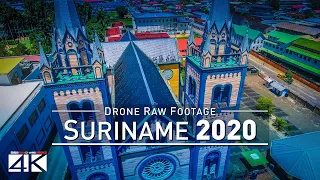 【4K】🇸🇷 Drone RAW Footage 🔥 This is SURINAME 2020 🔥 Capital City Paramaribo 🔥 UltraHD Stock UHD Video