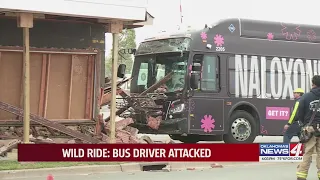 Wild ride: bus driver attacked