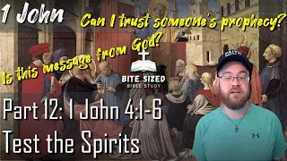 Test the Spirits | 1 John 4:1-6 (pt 12) | Bite Sized Bible Study