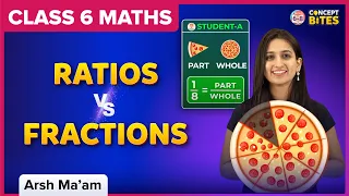 Difference between Ratios and Fractions | Grade 6-8 | Maths | BYJU'S