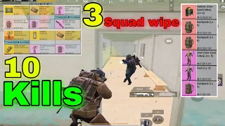 3 squad wipe solo vs squad Metro Royale | advanced mode gameplay | ultimate loot 😍| pubg mobile