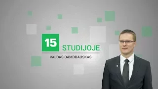 15min studijoje — Vilniaus „Žalgirio‘‘ treneris Valdas Dambrauskas