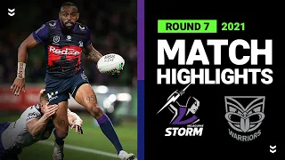 Storm v Warriors Match Highlights | Round 7, 2021 | Telstra Premiership | NRL