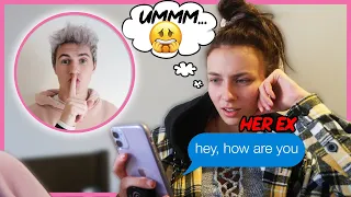 I Made My Girlfriends EX BOYFRIEND Text Her To See How She Reacts!