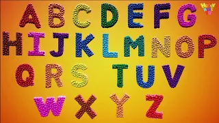 ABC Song Alphabet Song Learn Alphabet with 3D Colored marbles l Nursery Rhymes for kids