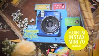 Selfies the analog way! Fujifilm launches the Instax Mini 70