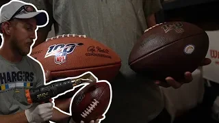 What Goes into Preparing an NFL Football for Gameday? | LA Chargers