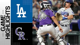 Dodgers vs. Rockies Game 2 Highlights (9/26/23) | MLB Highlights