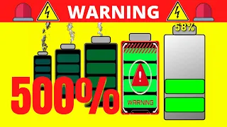 500% OVERCHARING EXPLOSION !!! DO NOT Overcharging Phone Battery ☢💣