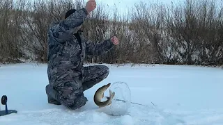 Рыбалка на жерлицы. За щукой в декабре. Рыба ЕСТЬ!!!