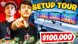 Elite Esports Gaming Setup Tour! (Ft. Pxlarized, Peterbot, Eomzo, Alliege, Npen, Kwanti) 2024