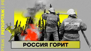 Пожары по всей России