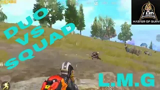 PUBG MOBILE  DUO VS SQUAD GAMPLAY  VIDEO LMG HINDI GAMING