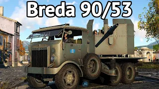 Breda 90/53 Gameplay - Italian Truck With Powerful 90 mm cannon | War Thunder