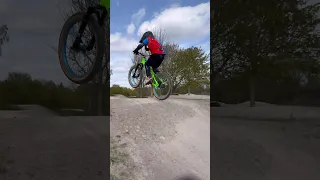 BMX Track Jump Bike Style! #springonshorts