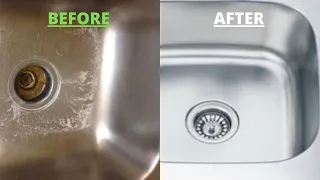 How to Clean Kitchen Sink | Remove Stickiness & Odour | How to Clean Stainless Steel Sink