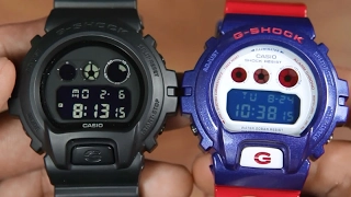 CASIO G-SHOCK DW-6900BB-1 VS G-SHOCK DW-6900AC-2