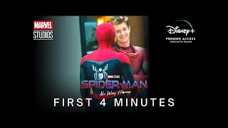 SPIDERMAN NO WAY HOME 2021 Opening Scene  FIRST 4 MINUTES | Marvel Studios (4k)