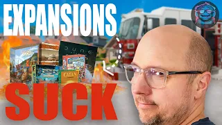 Board Game Expansions Suck | 10 Reasons Why + 3 GREAT Expansions
