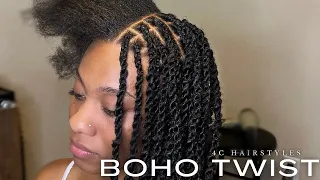 Boho twist . Afro twist to match our hair texture