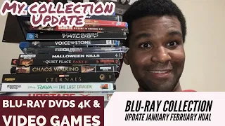 January & February Blu-ray DVD 4k Video Game Collection Update Haul Wow 😯!!!