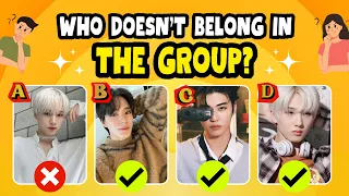 WHICH IDOL DOES NOT BELONG IN THE GROUP? | KPOP GAMES 2023 | KPOP QUIZ 2023