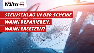 Steinschlag Windschutzscheibe | wann reparieren, wann ersetzen, was kostet es?