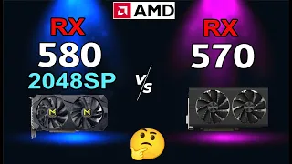 RX 570 vs RX 580 2048sp Aliexpress test in 10 games