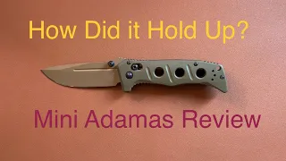 One Month of Hard Use! Benchmade Mini Adamas Review!