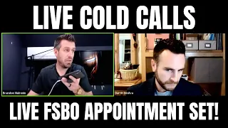 Cold Calling Real Estate Leads LIVE (Live FSBO Listing Appointment SET)