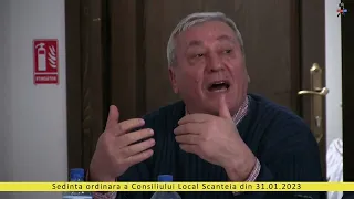 Sedinta ordinara a Consiliului Local Scanteia din 31 01 2023