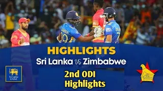 2nd ODI Highlights | Sri Lanka vs Zimbabwe 2022 || Zimbabwe vs Sri Lanka 2nd ODI Highlights 2022 |