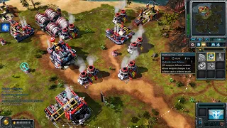 Red Alert 3 - Allied vs 5 brutal AI - FFA