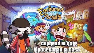 Mal Cuphead y peor videojuego | Enchanted Portals | #DesafioCartoons